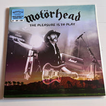 Load image into Gallery viewer, Motörhead - The Pleasure is to Play - rare limited BLUE vinyl 2LP
