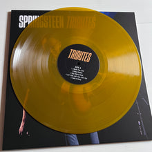 Load image into Gallery viewer, Bruce Springsteen - Tributes - rare PROMO YELLOW vinyl LP

