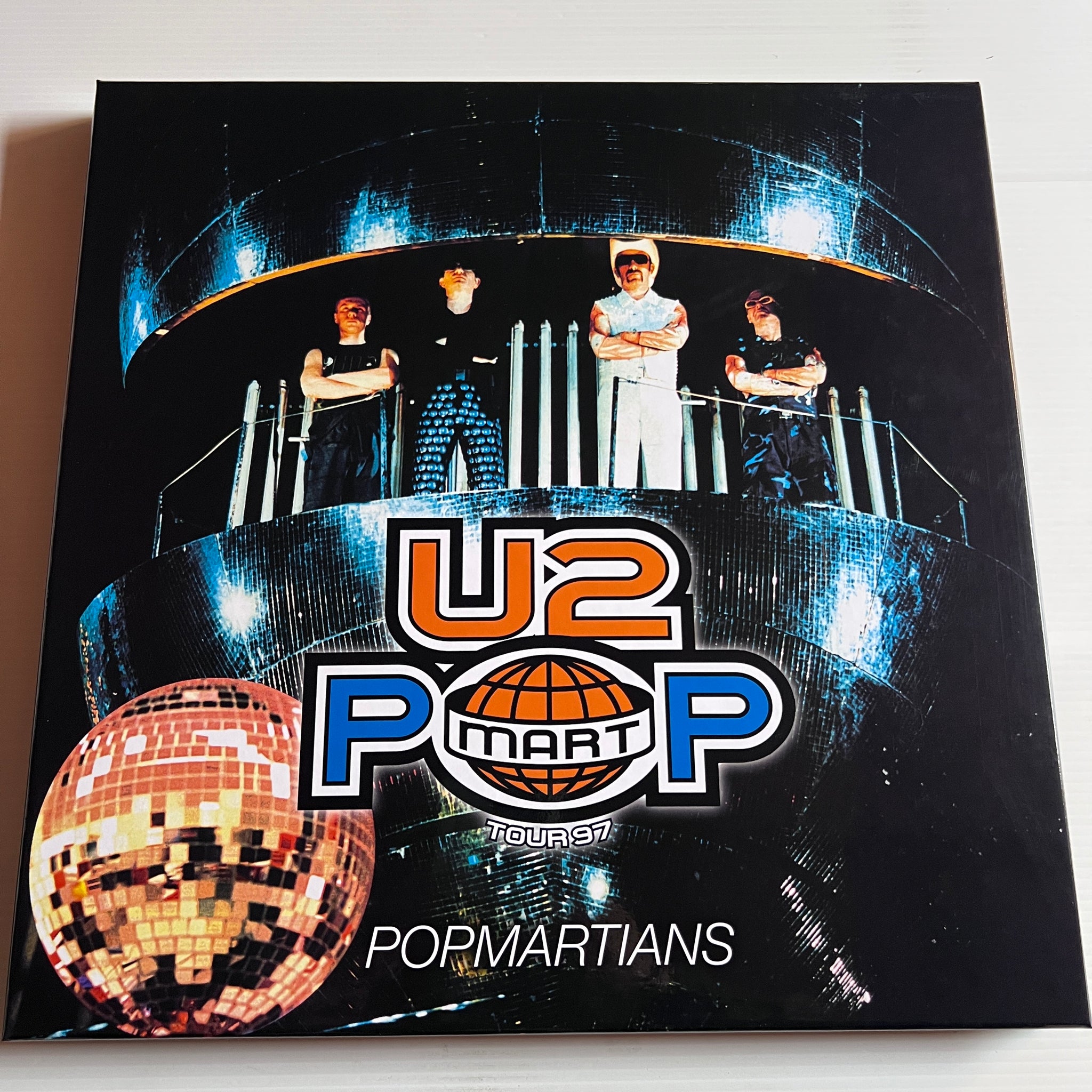 U2 - Popmartians - rare limited BLUE vinyl 5LP box