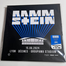 Load image into Gallery viewer, Rammstein - Lyon 2024 - rare limited BLUE vinyl 3LP + 2 CD box
