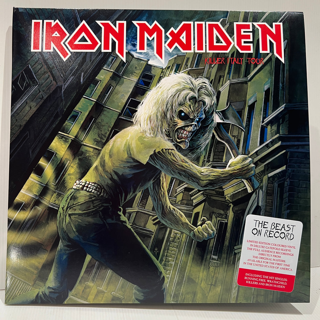 Iron Maiden - Killer Italy Tour - rare 2LP RED