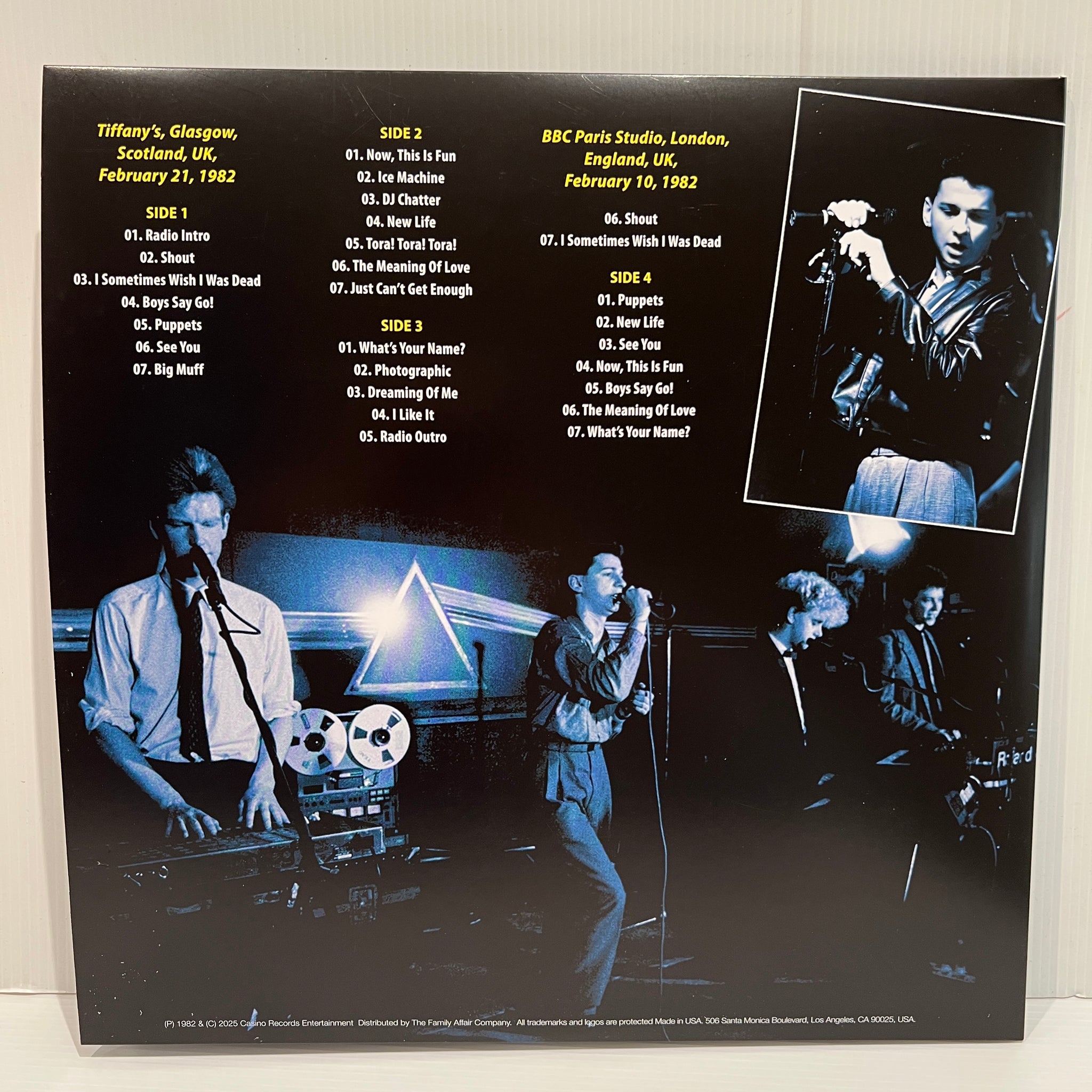 Depeche Mode - See you in the UK - rare limited YELLOW vinyl 2LP 