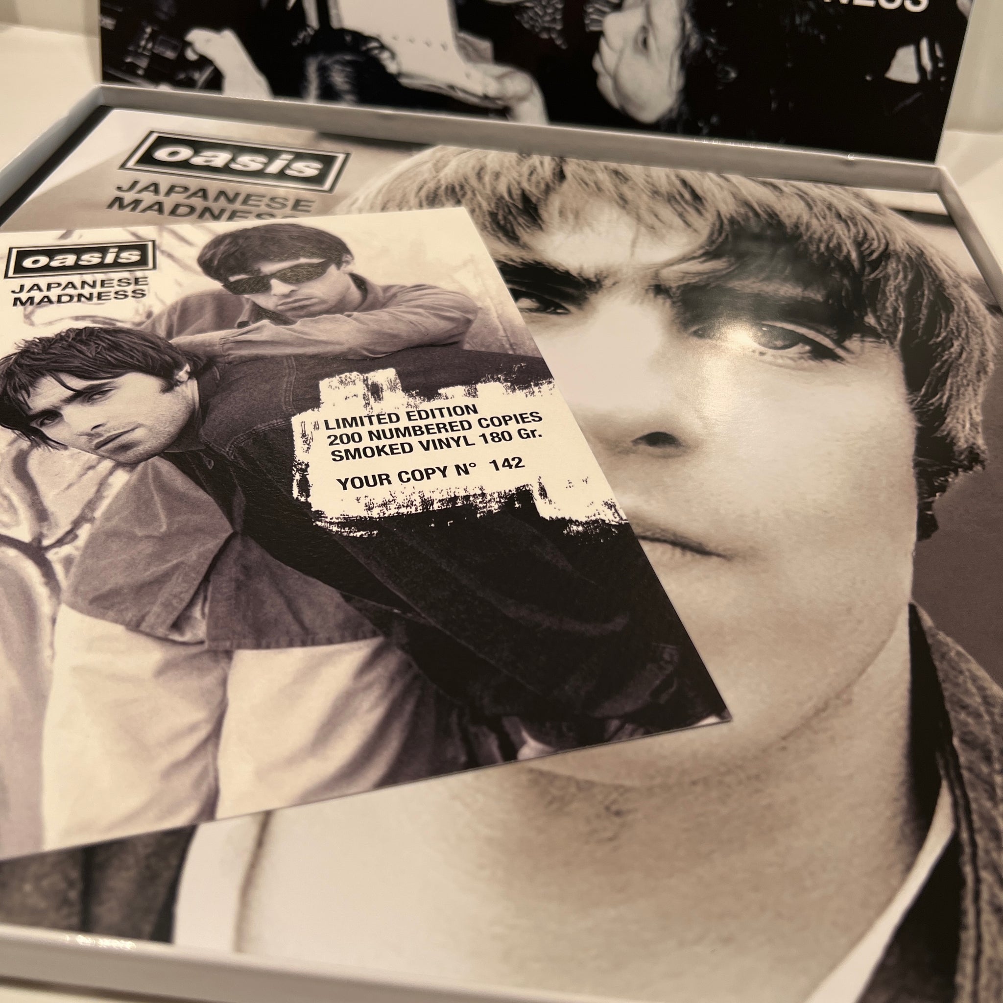 Oasis - Japanese Madness - rare limited SMOKED vinyl 4LP box