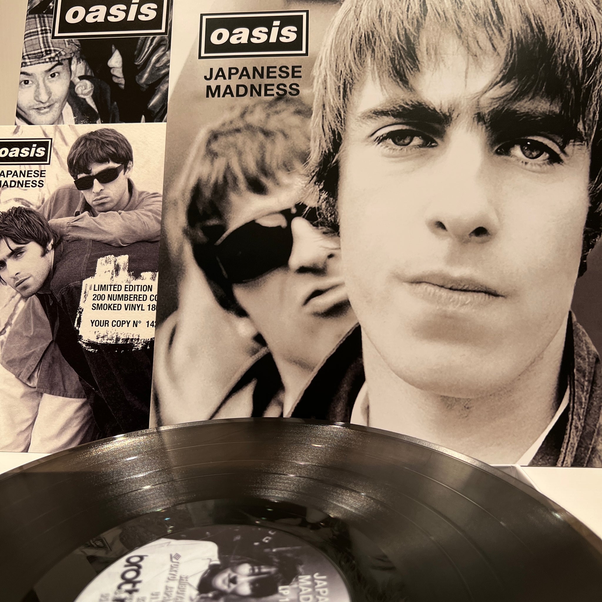 Oasis - Japanese Madness - rare limited SMOKED vinyl 4LP box