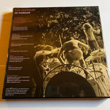 Load image into Gallery viewer, Led Zeppelin - In Person - Rare limited COLOR vinyl 3LP box
