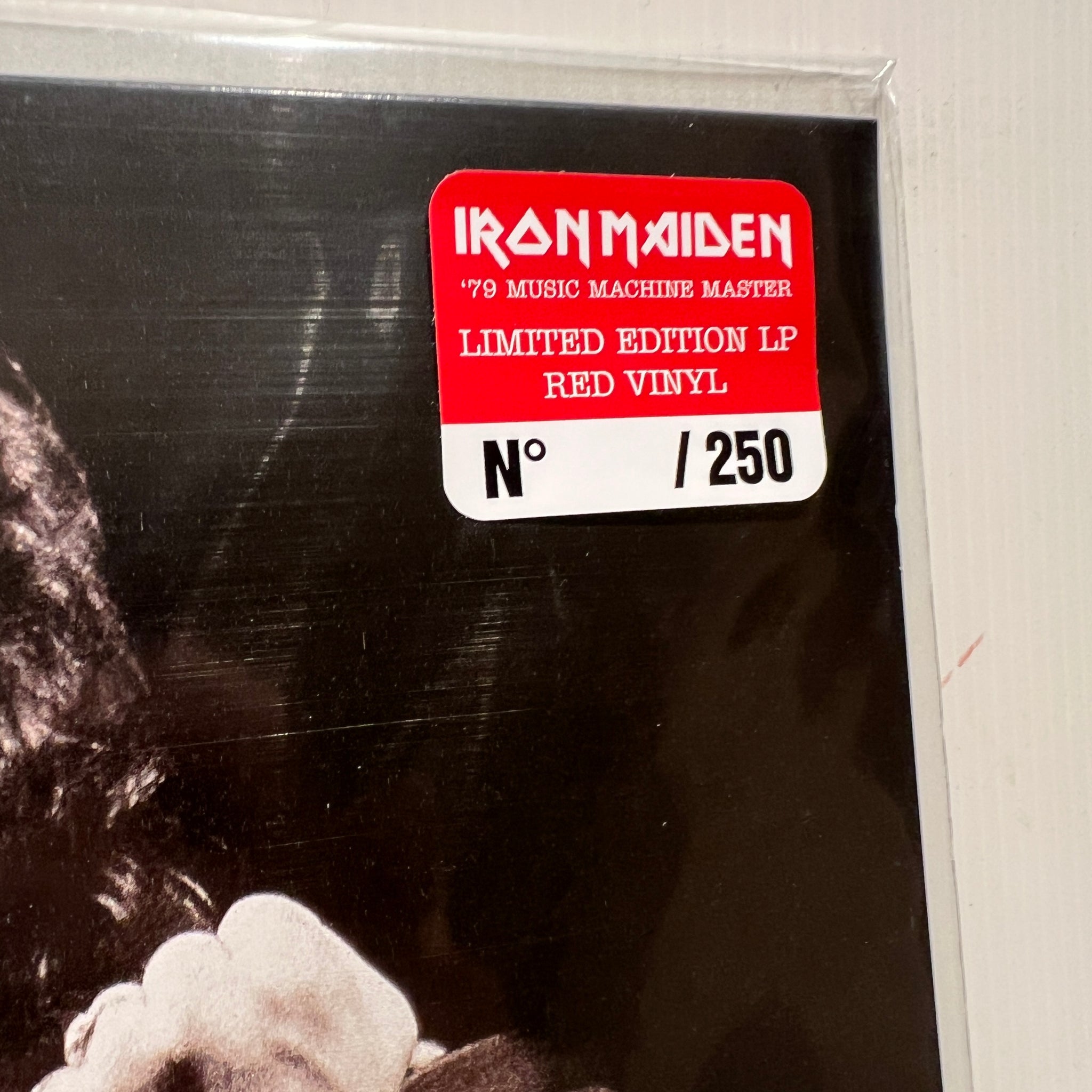 Iron Maiden - 79 Music Machine Master -rare PROMO RED vinyl