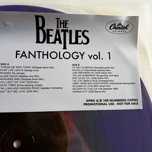 Load image into Gallery viewer, The Beatles - Fanthology vol 1 - rare limited MARBLED PURPLE vinyl LP
