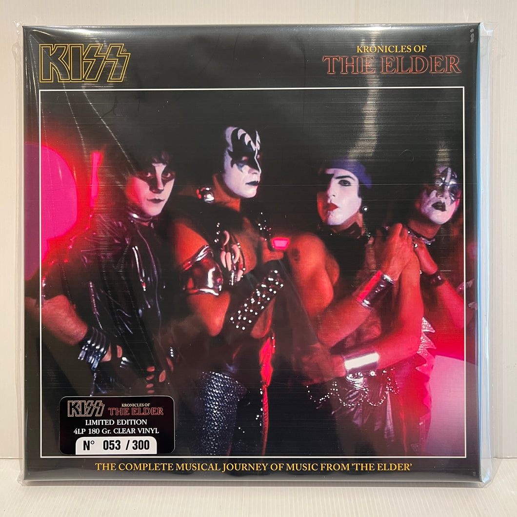 Kiss - Kronicles of the Elder - rare limited CLEAR vinyl 4LP box