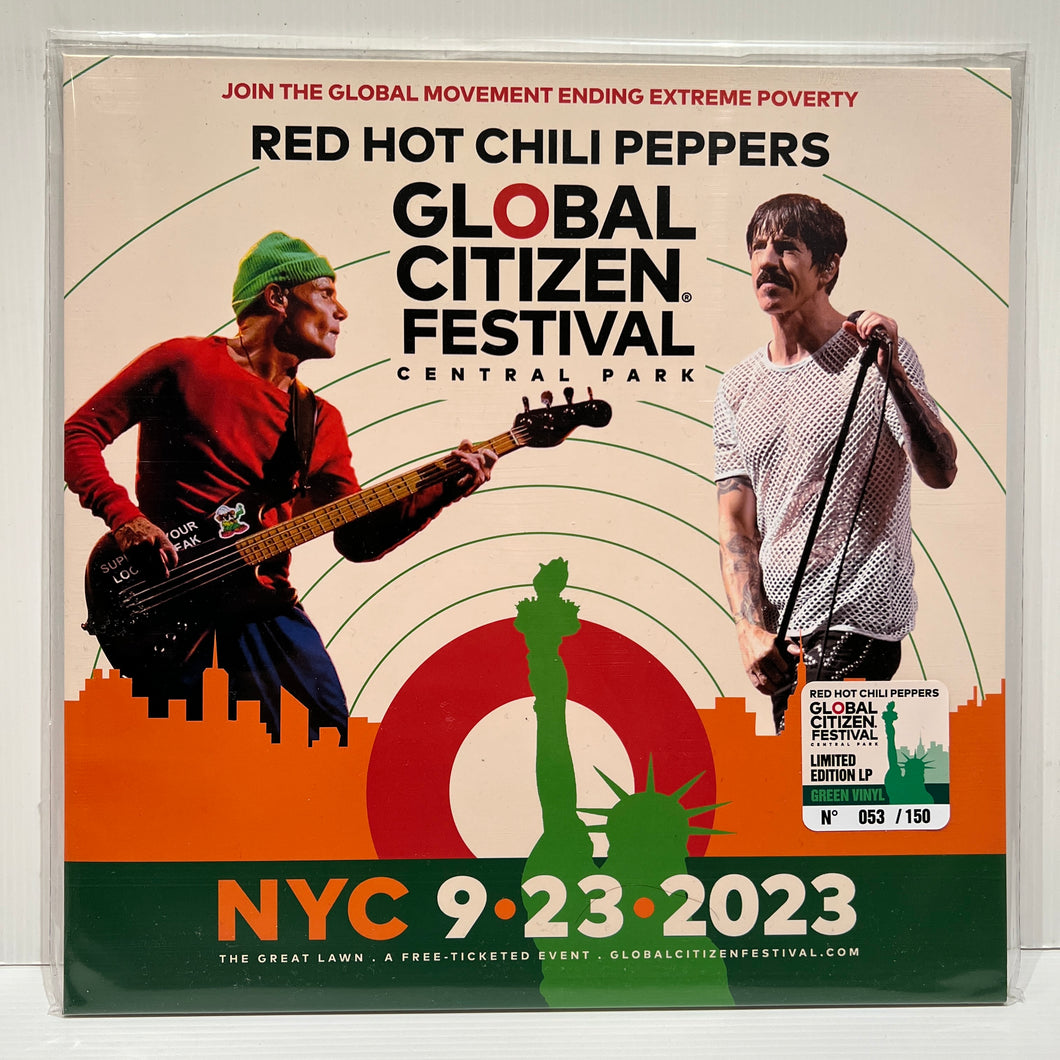Red Hot Chili Peppers - Global CItizen Festival - rare GREEN vinyl LP
