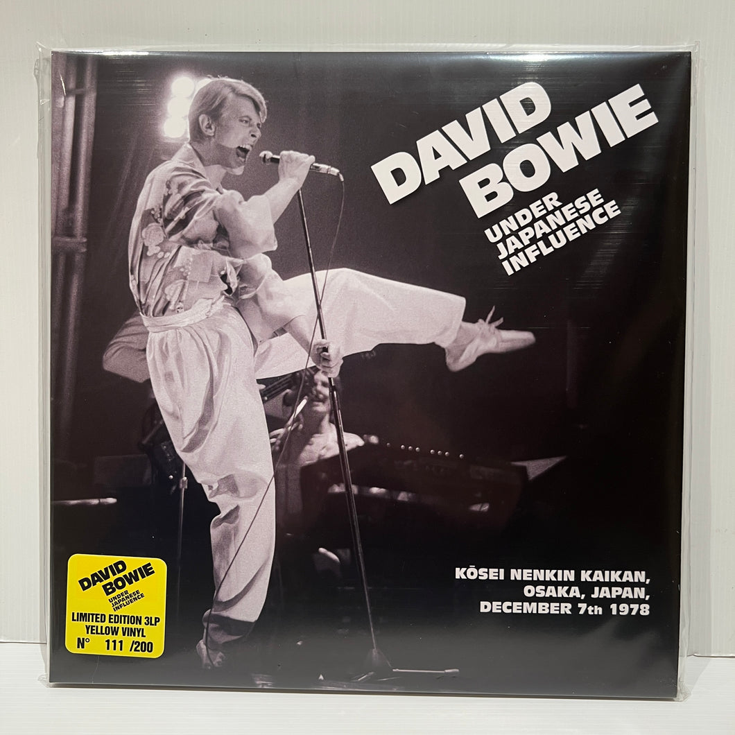 David Bowie - Under Japanese Influence - rare limited YELLOW vinyl 3LP set