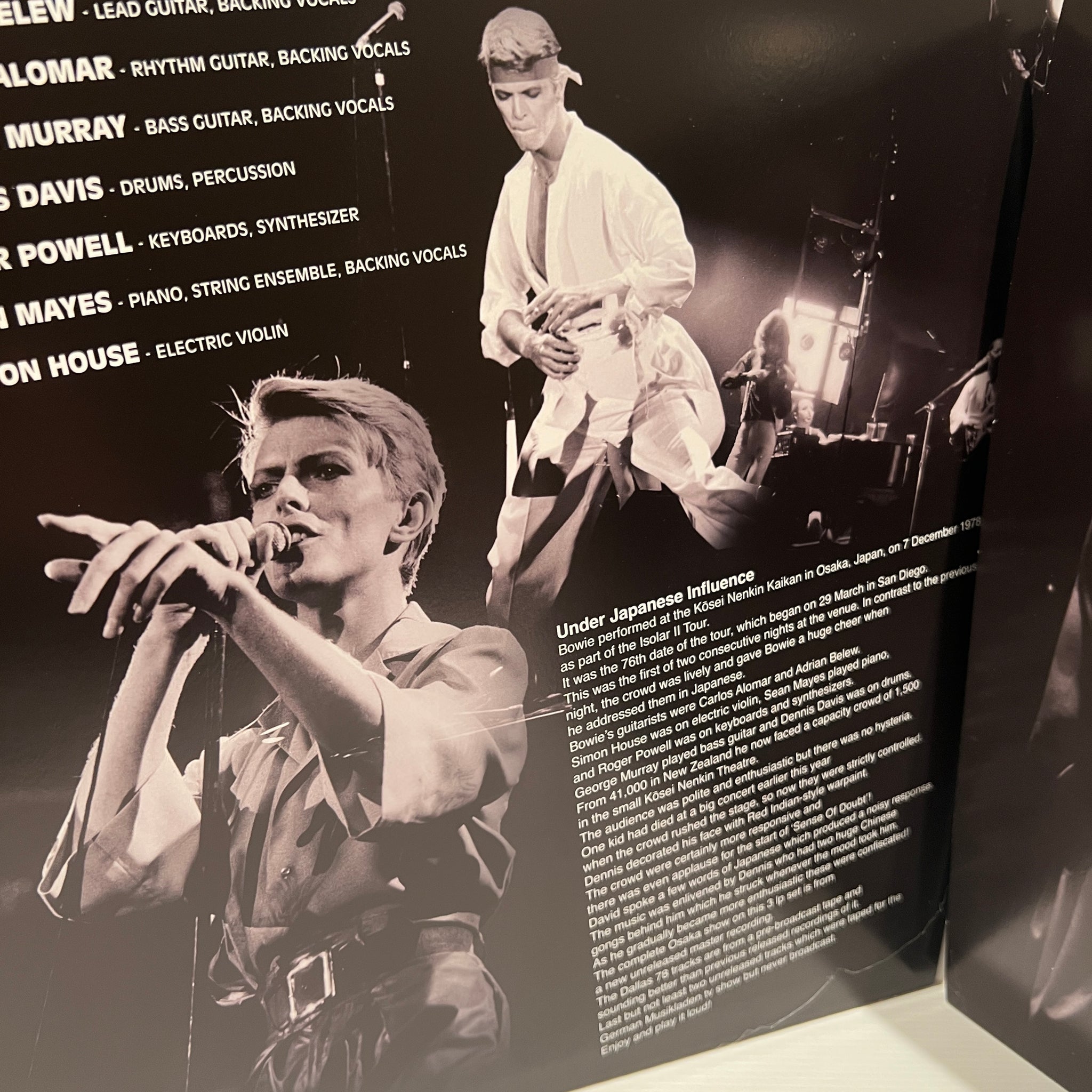 David Bowie - Under Japanese Influence - rare limited YELLOW vinyl