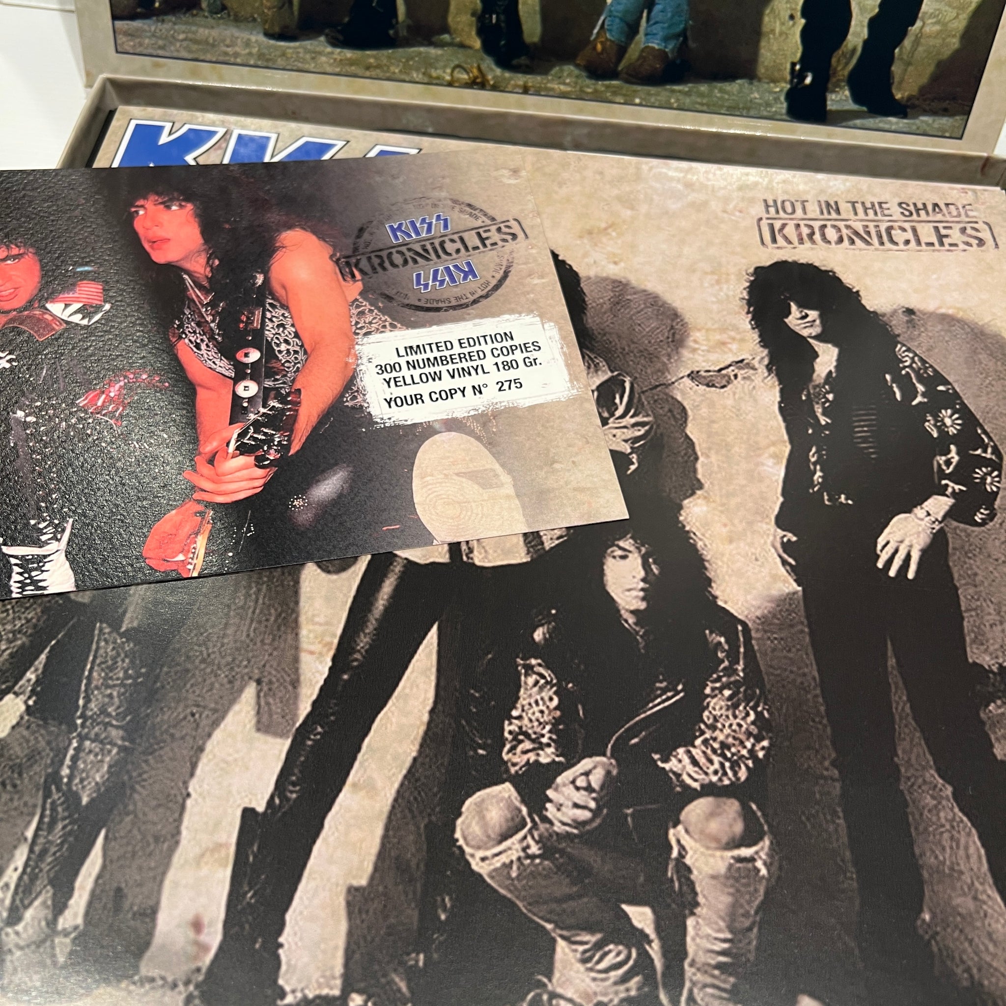 Kiss - Hot in the Shade Kronicles - rare limited YELLOW vinyl 4LP