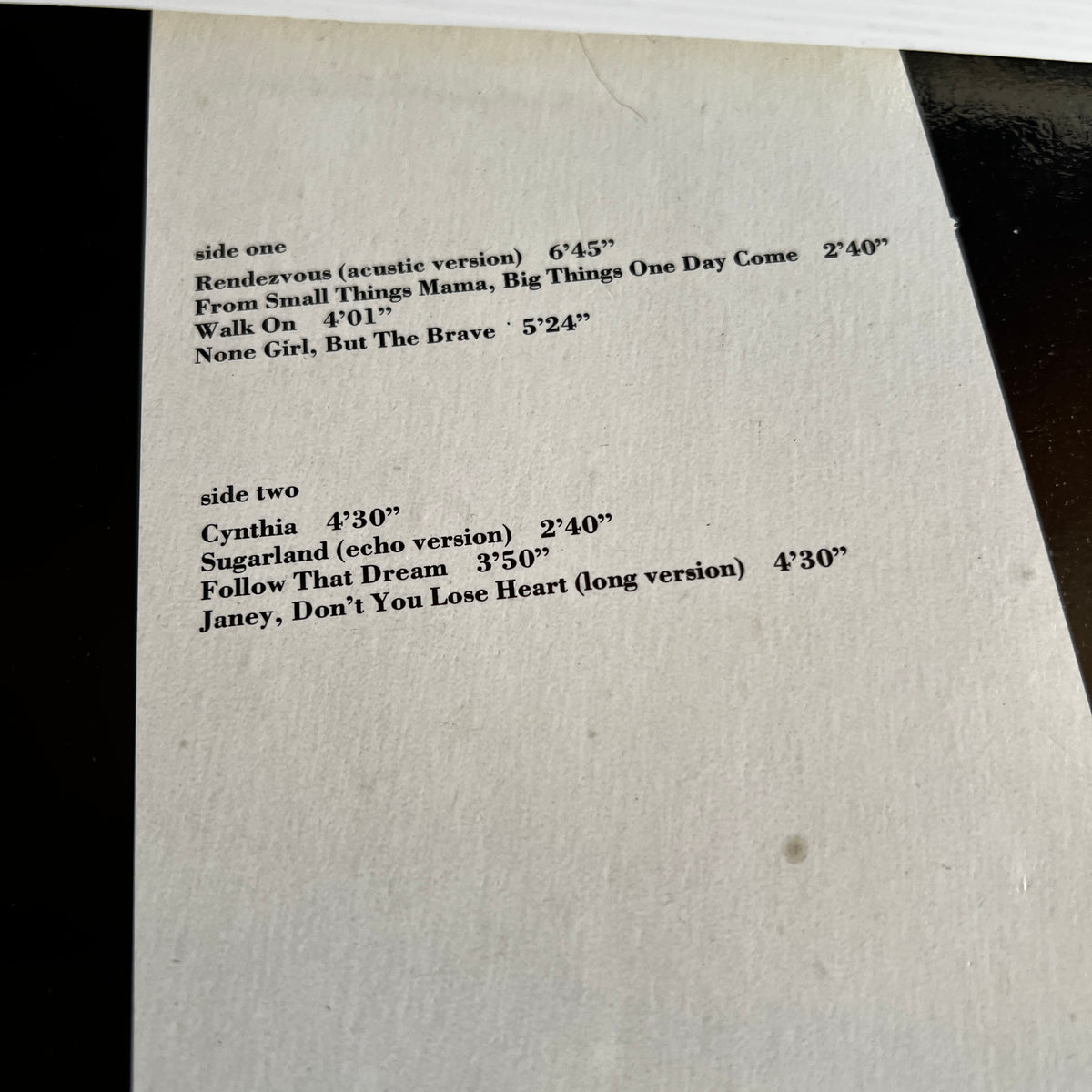 Bruce Springsteen - Studio On - limited RARE vinyl LP ...