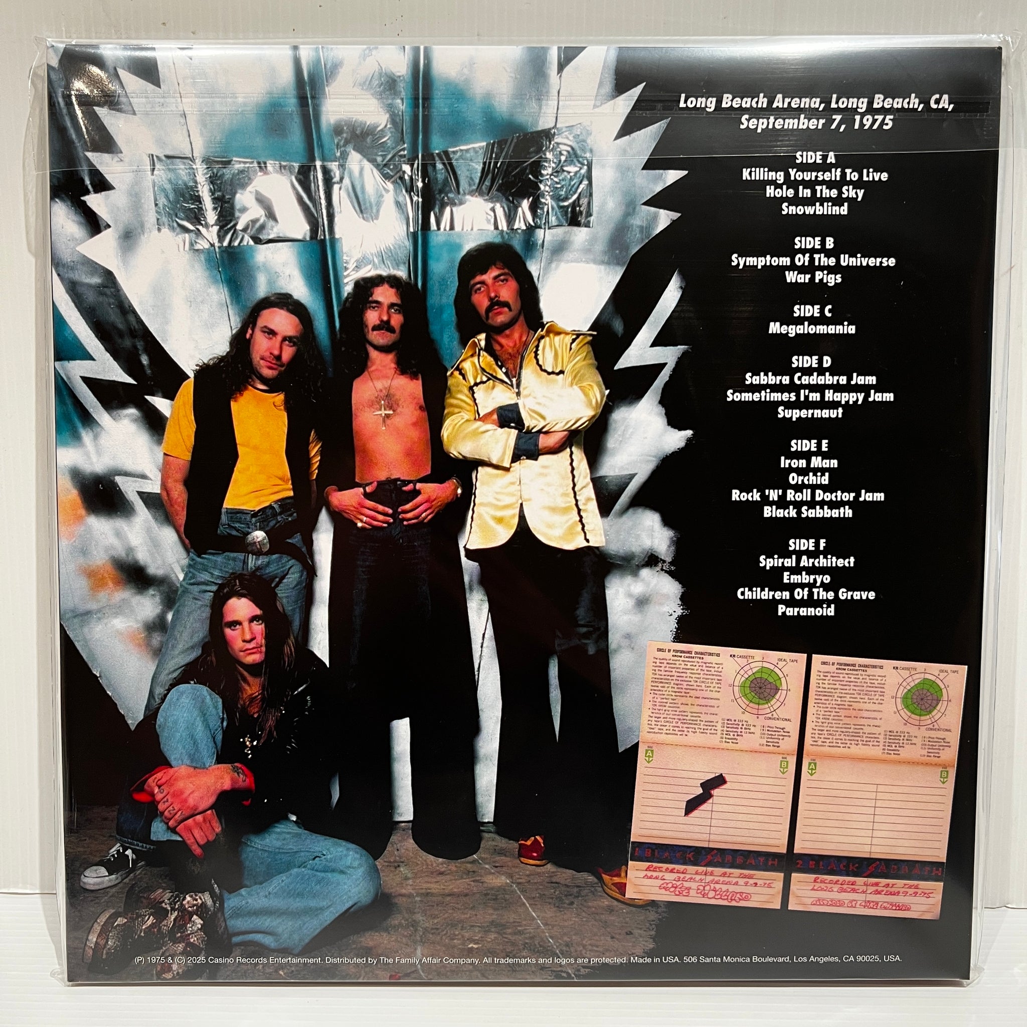 Black Sabbath - Black MIllard - rare limited PURPLE vinyl 3LP