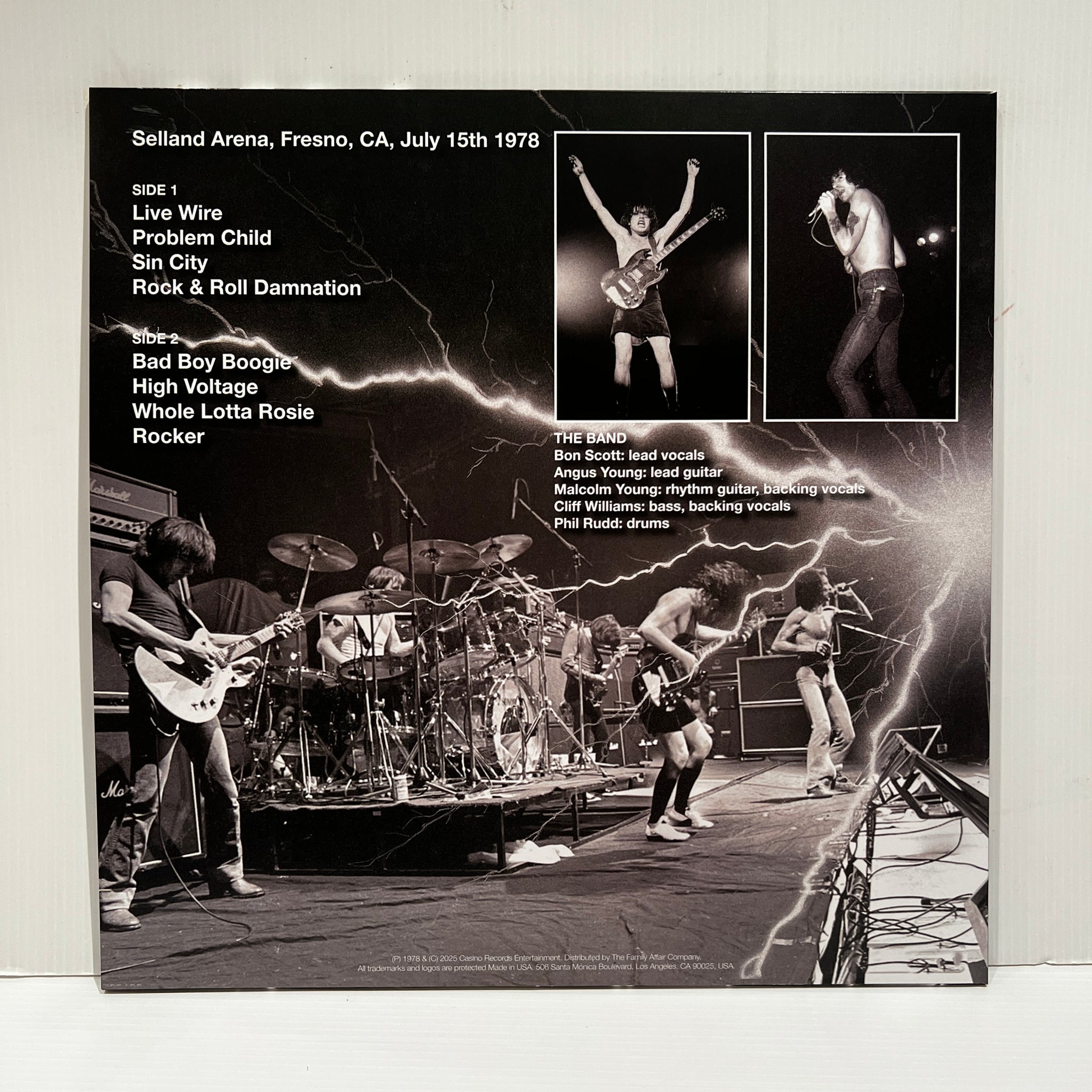 AC/DC - The Electrifying Power - rare limited YELLOW vinyl