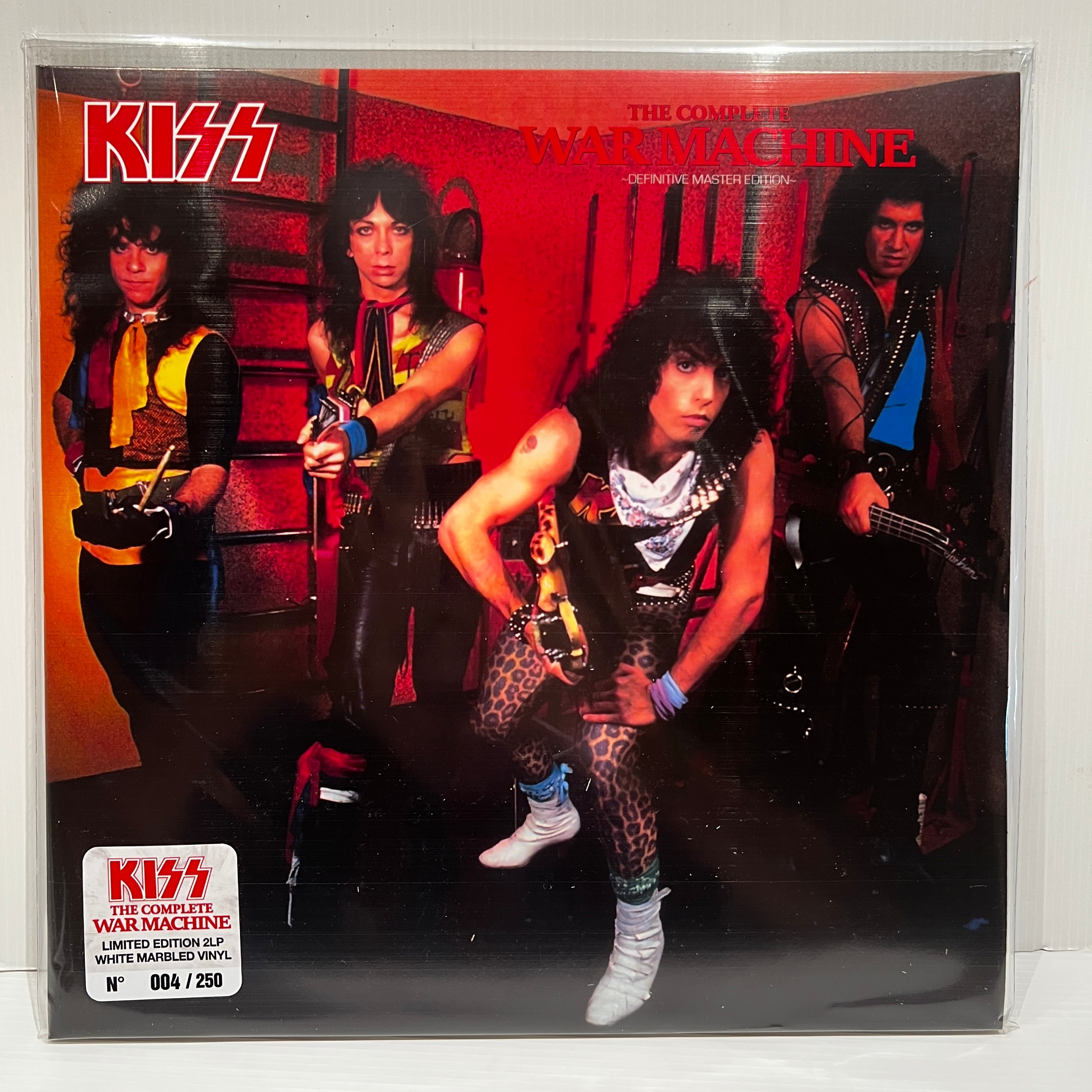 Kiss - The Complete War Machine - rare limited WHITE Marbled vinyl