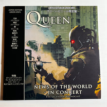 Load image into Gallery viewer, Queen - News of the World in Concert - rare limited GREEN vinyl
