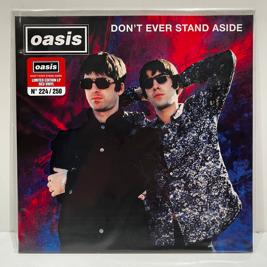 Oasis - Don't ever stand aside - rare limited RED vinyl LP