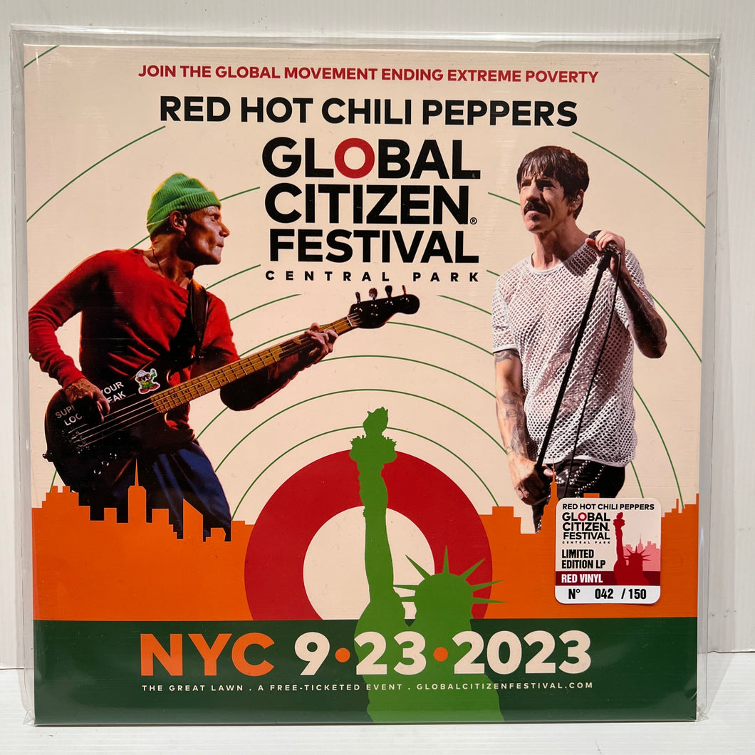 Red Hot Chili Peppers - Global CItizen Festival - rare RED vinyl LP