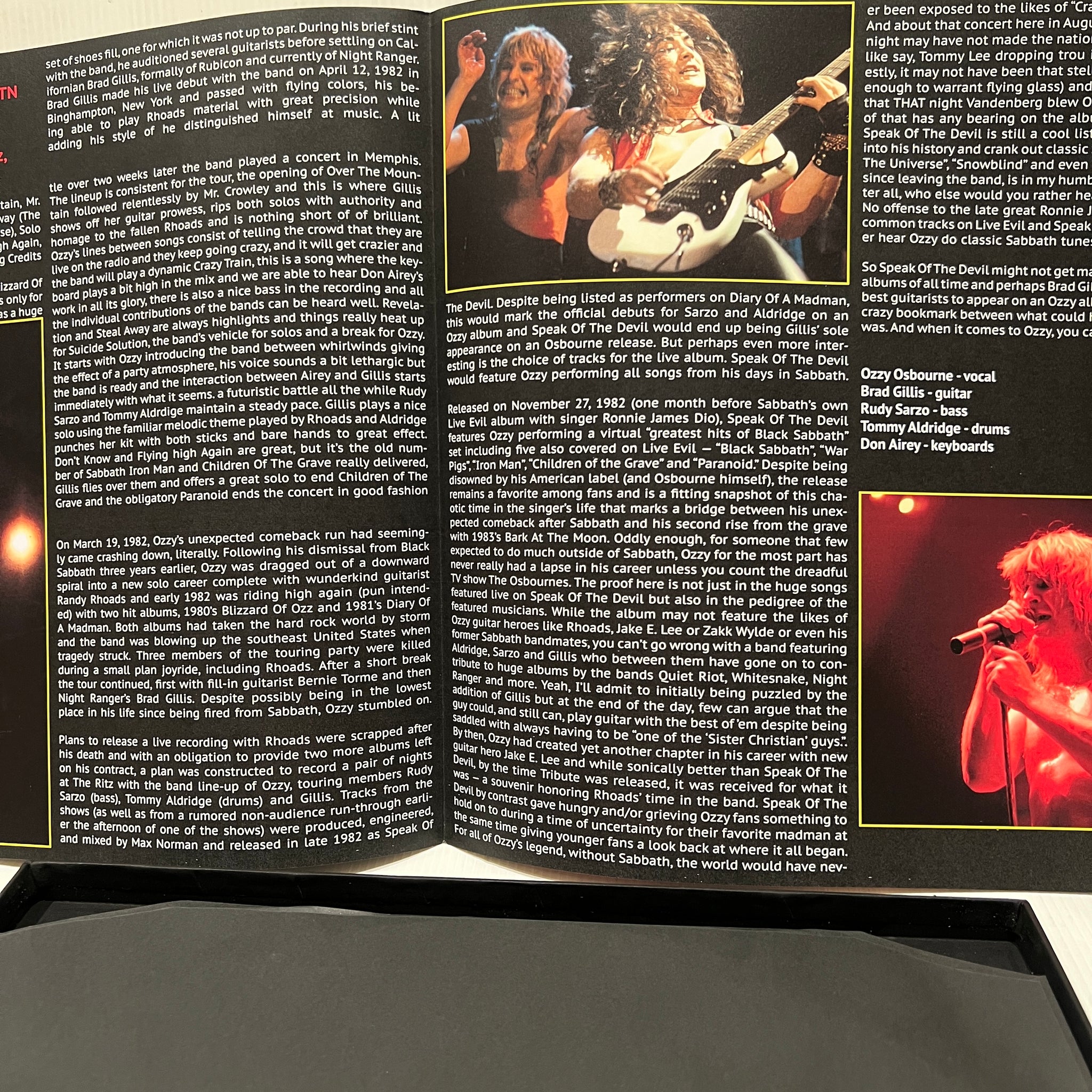 Ozzy Osbourne - Mid South Coliseum & Ritz 1982 - Color Vinyl