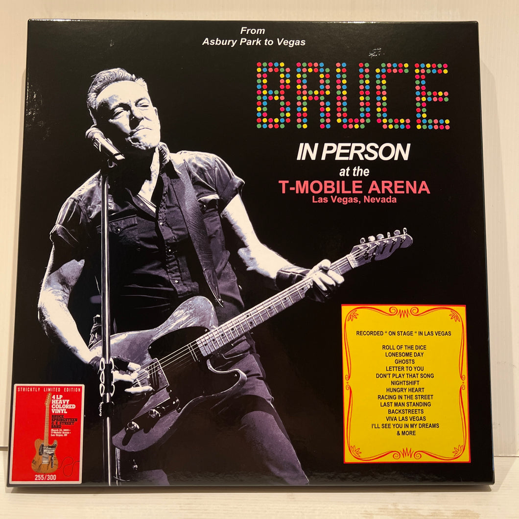 Bruce Springsteen - In Person at the T-Mobile 2024 - rare limited color vinyl 4LP box