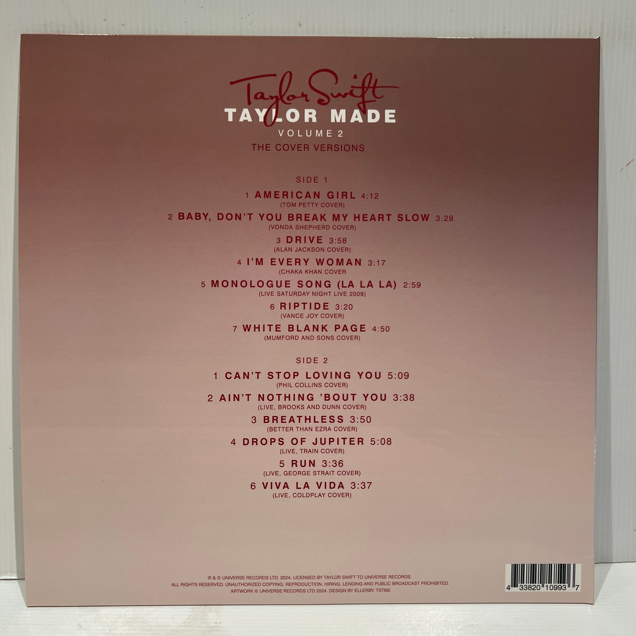 Taylor Swift - Taylor Made vol 2 - rare limited PURPLE vinyl LP