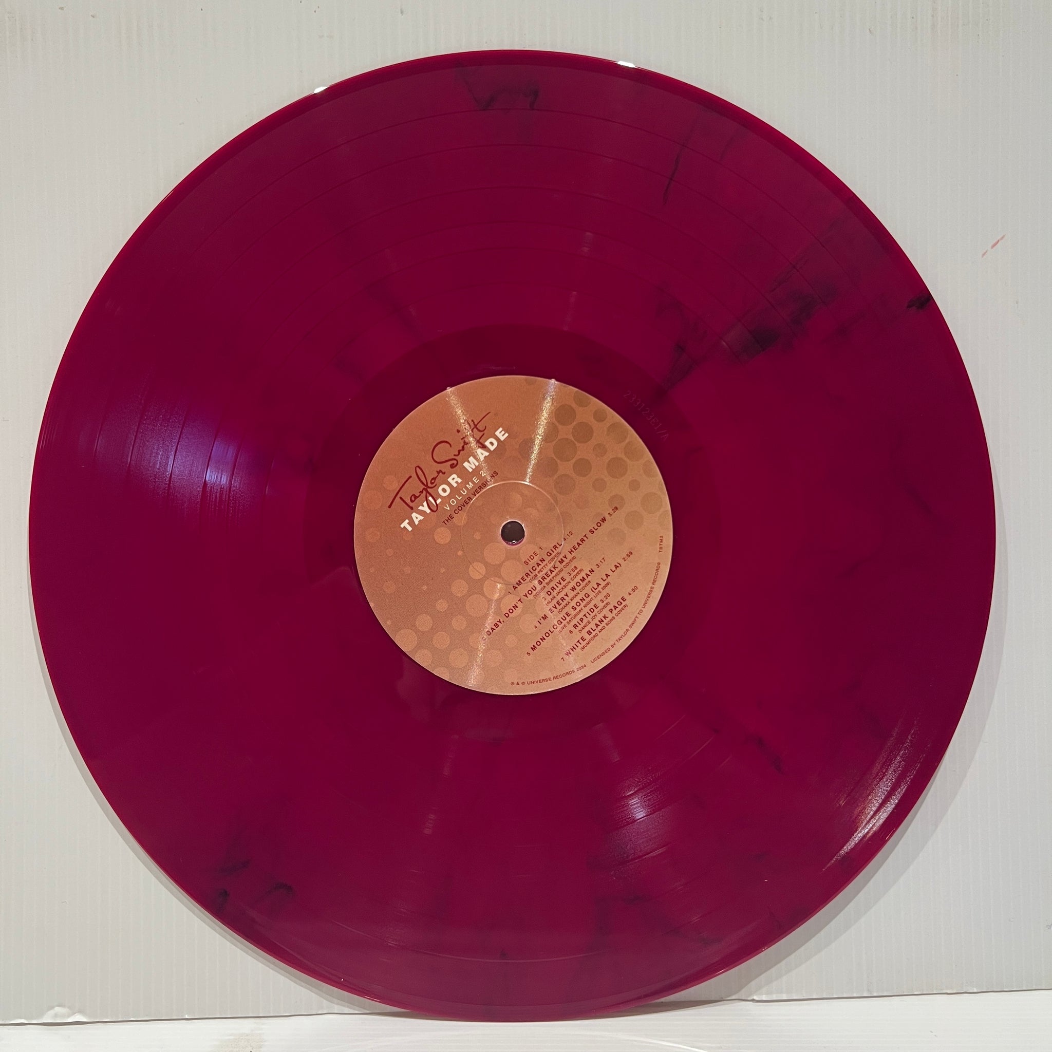 Taylor Swift - Taylor Made vol 2 - rare limited PURPLE vinyl LP