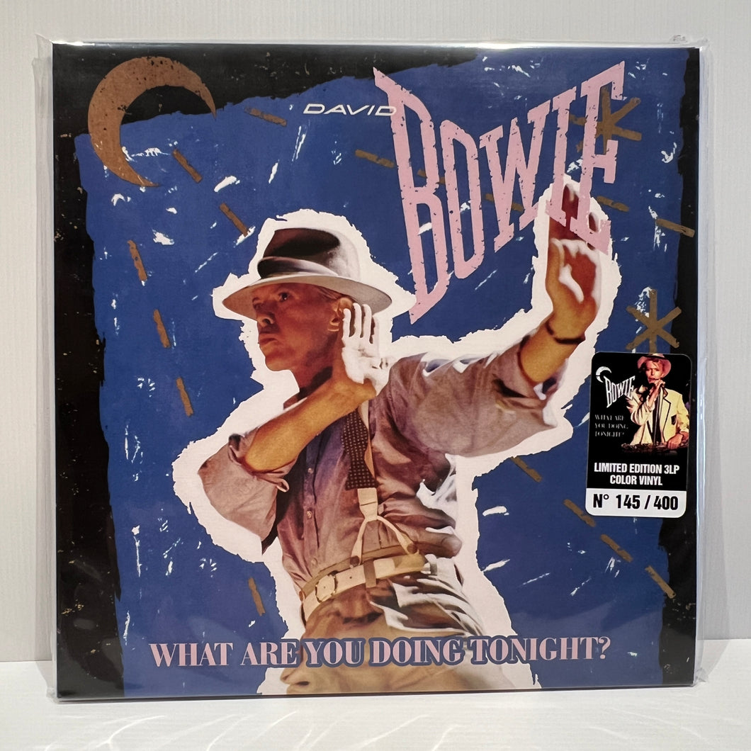 David Bowie - What are you doing tonight?- rare limited COLOR vinyl 3LP