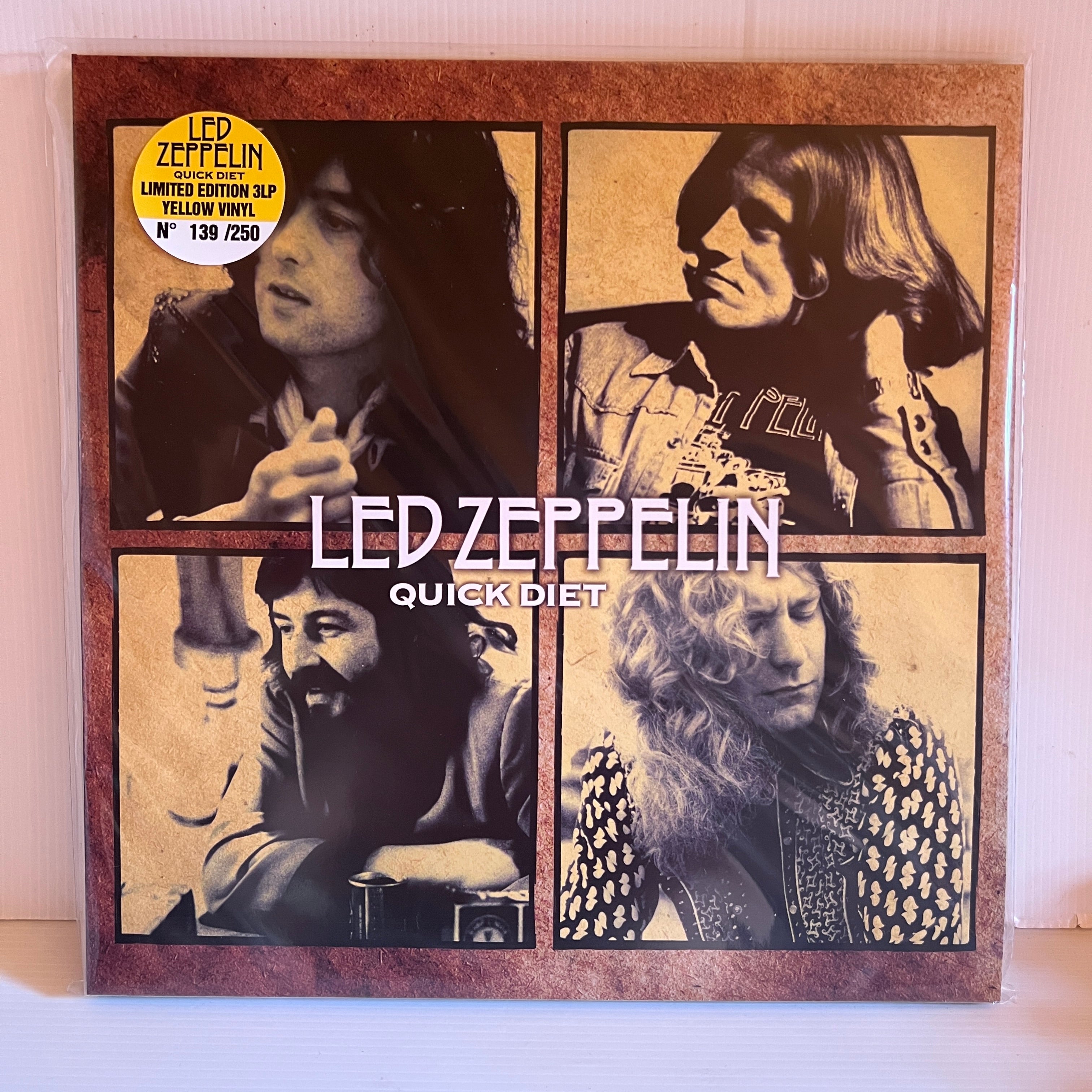 Led Zeppelin - Quick Diet - rare limited YELLOW vinyl 3LP