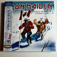 Load image into Gallery viewer, Iron Maiden - World Slavery Canada Tour - rare limited MULTI COLOR vinyl 2LP
