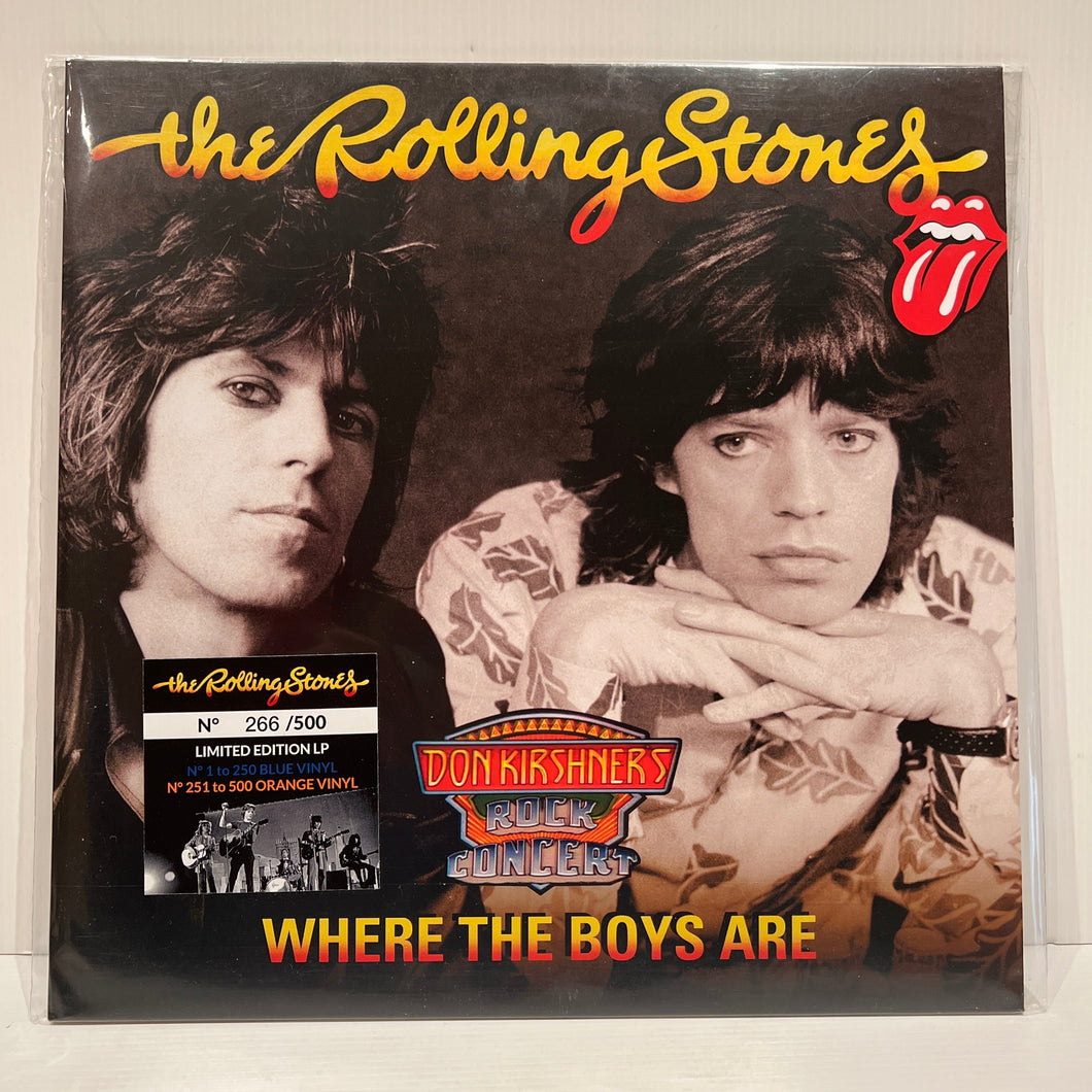 The Rolling Stones - Where the Boys are - limited rare ORANGE vinyl LP