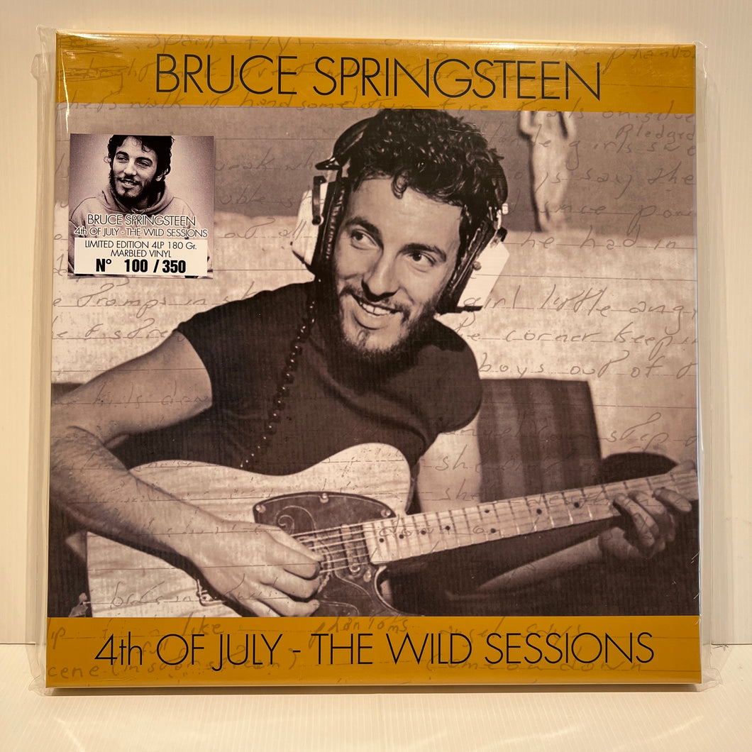 Bruce Springsteen - 4th of July. The Wild Sessions -Rare limited marbled vinyl 4LP box.
