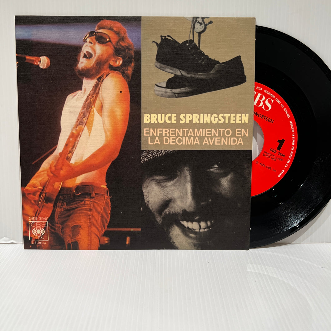 Bruce Springsteen -Enfrentamiento en la decima avenida - rare Spanish reissue  CBS 3940