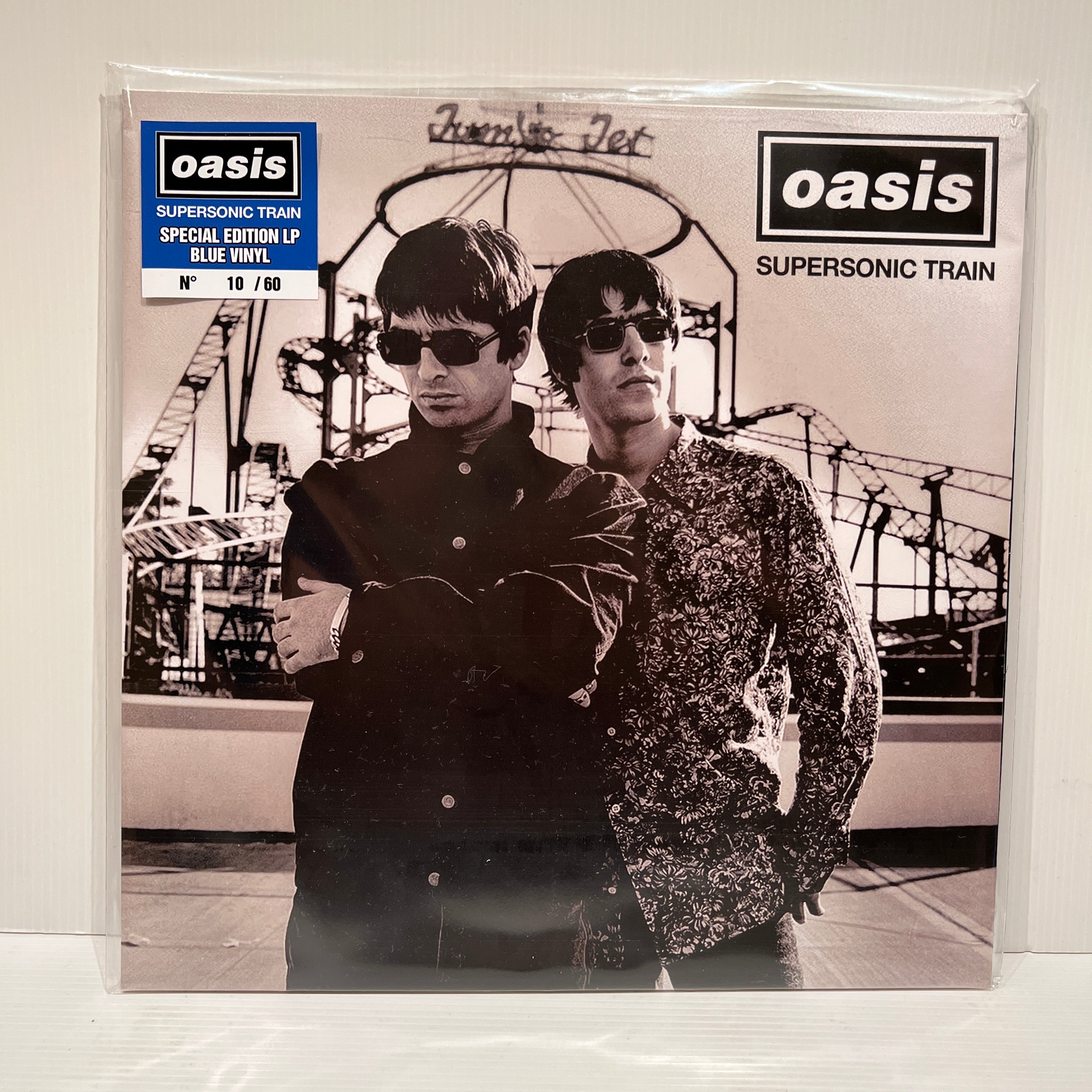 ★OASIS★SUPERSONIC TRAIN★LP レコード Oasis - Supersonic Train - ultra rare LIMITED BLUE vinyl LP