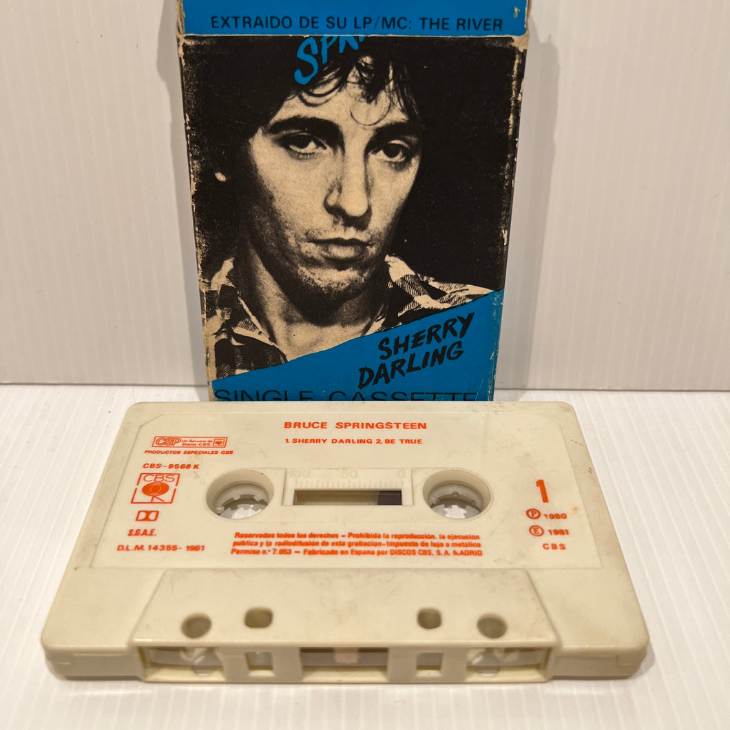 Bruce Springsteen - Sherry Darling - ULTRA RARE promotional cassette SPAIN CBS 9568 K