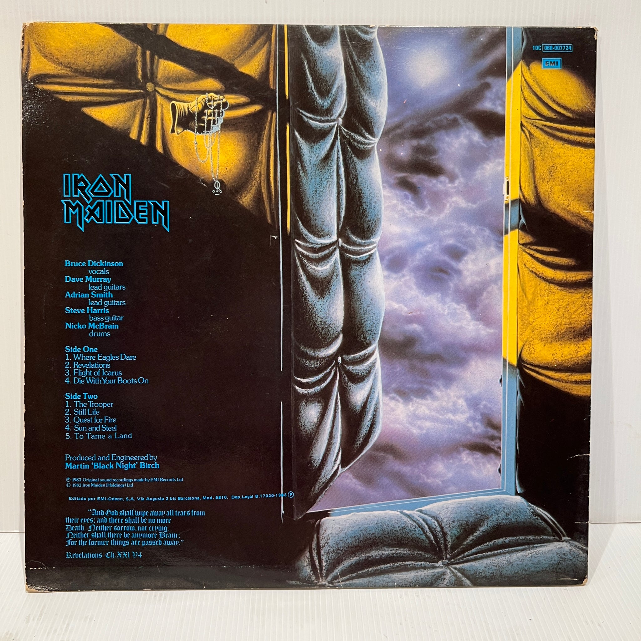 Iron Maiden - Piece of Mind - LP gatefold Spain 10C 068-007724