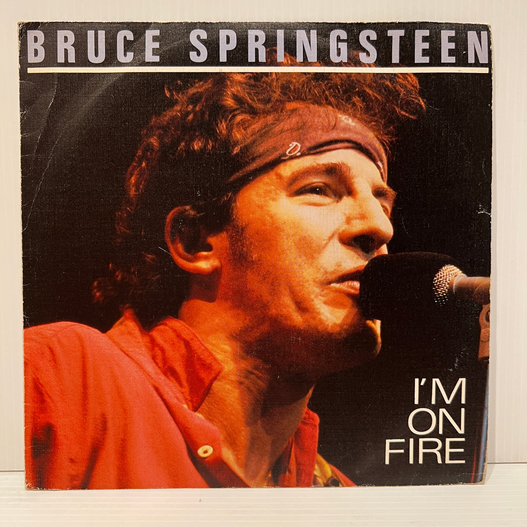 Bruce Springsteen - I'm on Fire - rare Spanish promo alternate cover 7