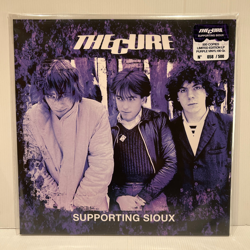The Cure - Supporting Sioux - rare Purple vinyl LP