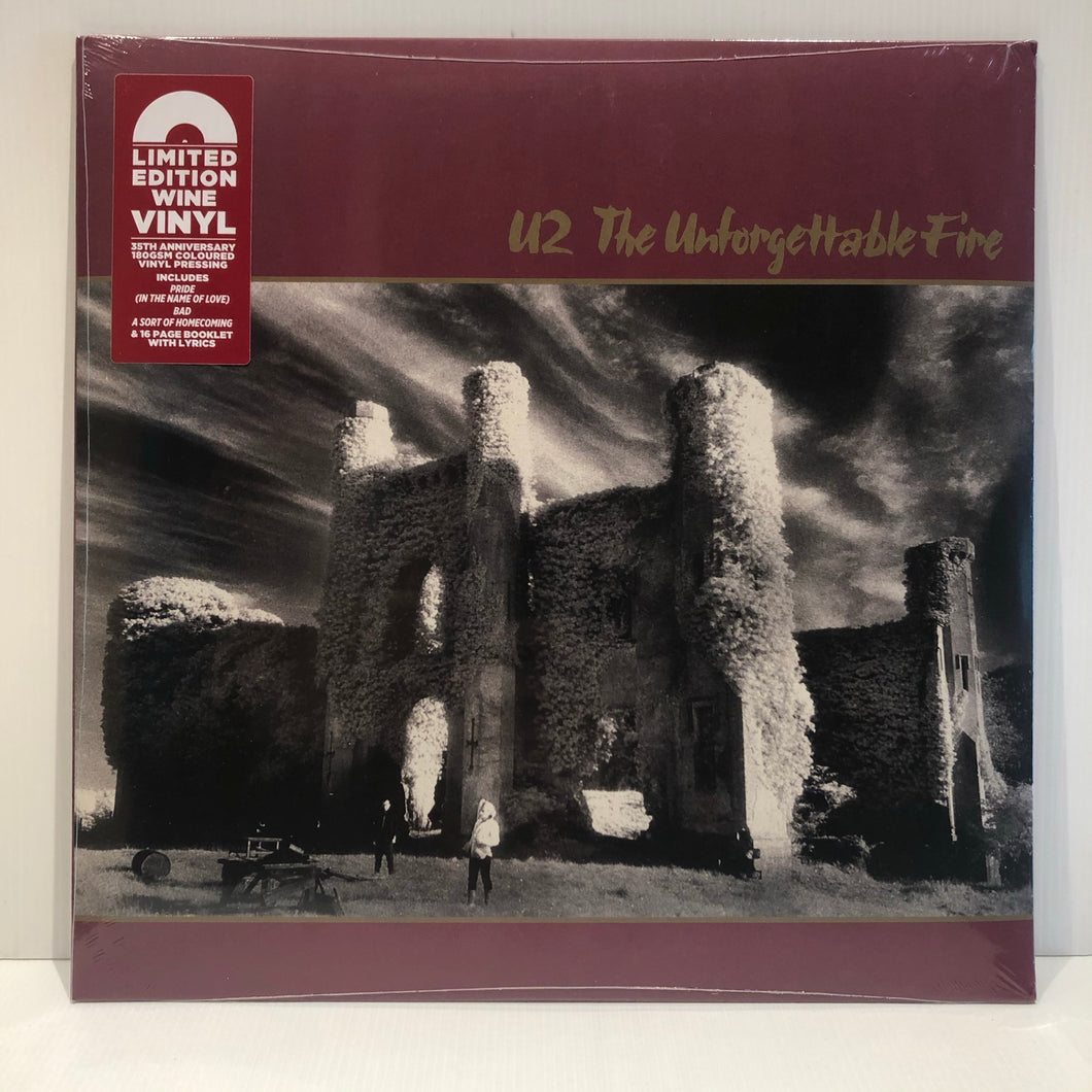 U2 - The Unforgettable Fire - Limited Edition Wine Vinyl LP
