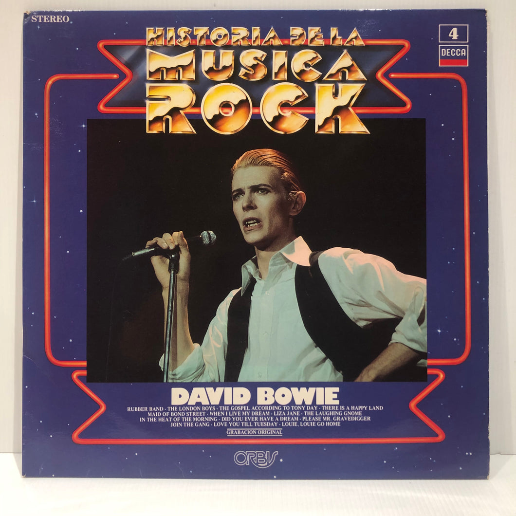 David Bowie - Historia de la Música Rock - rare Spanish Release LP 1981