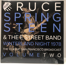 Load image into Gallery viewer, Bruce Springsteen - Winterland Night 1978 vol 2 - White vinyl 2LP
