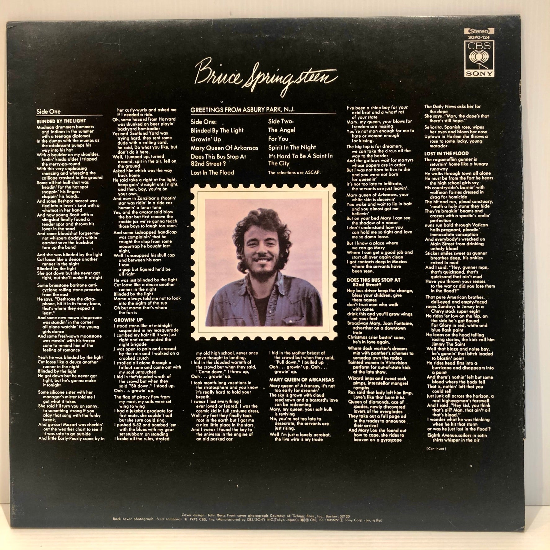 【別倉庫からの配送】 Bruce Springsteen - Greetings from Asbury Park, NJ - Japan その他