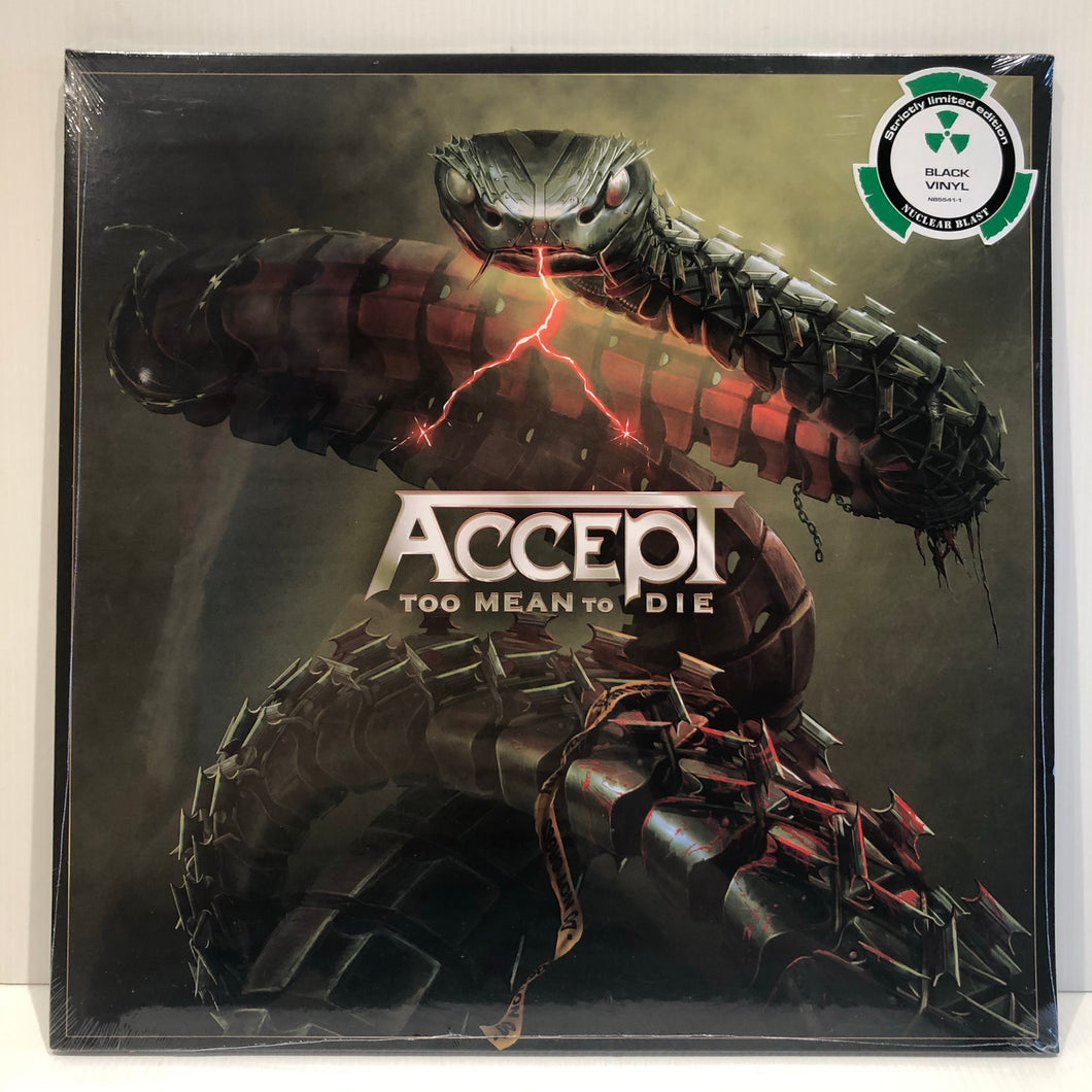 Accept - Too mean to die - Strictly limited edition black vinyl 2LP