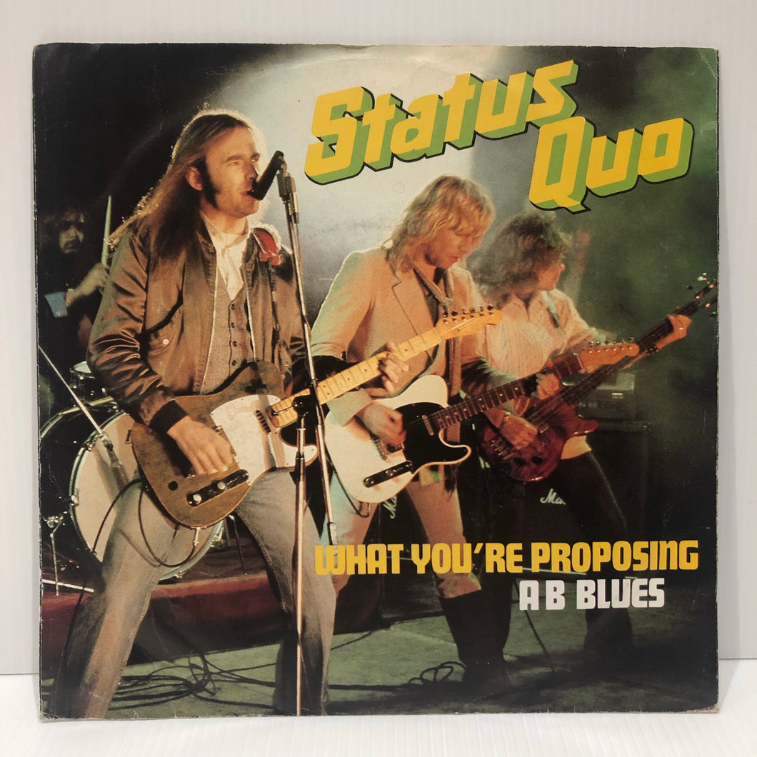 Status Quo - What you're proposing - 7