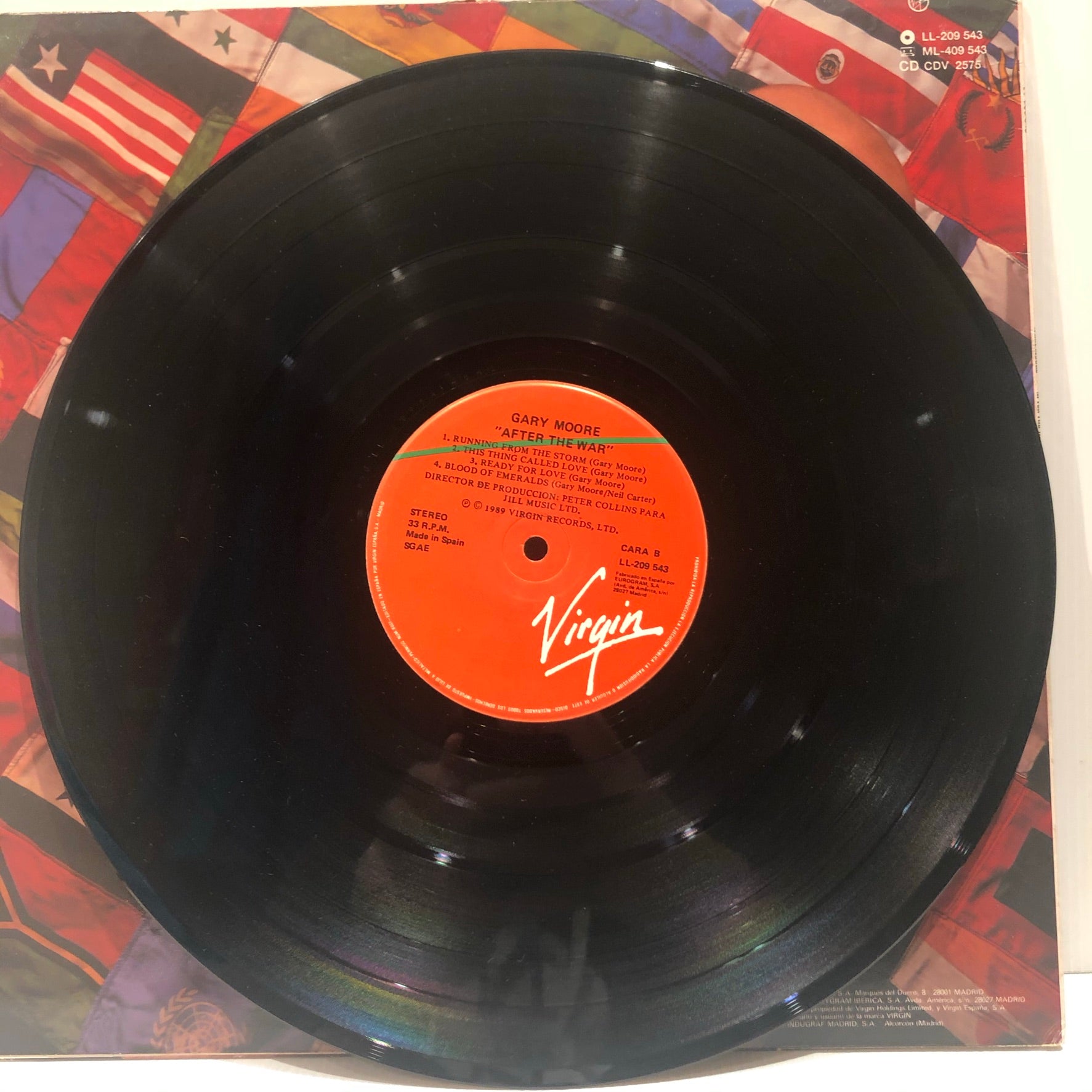Gary Moore - After The War - Spain LP 1989 LL-209 543