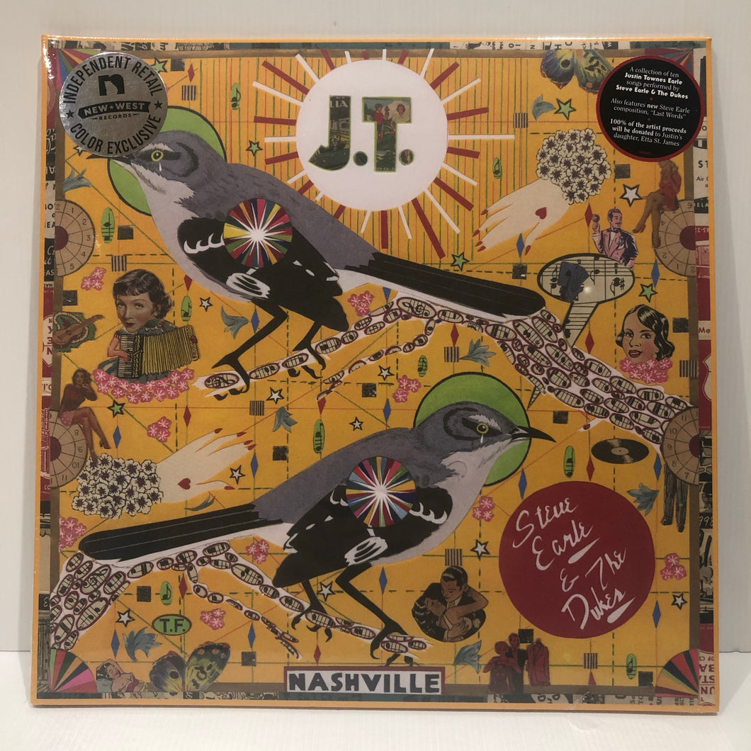 Steve Earle & The Dukes - J.T. - Coloured Exclusive vinyl LP 2021