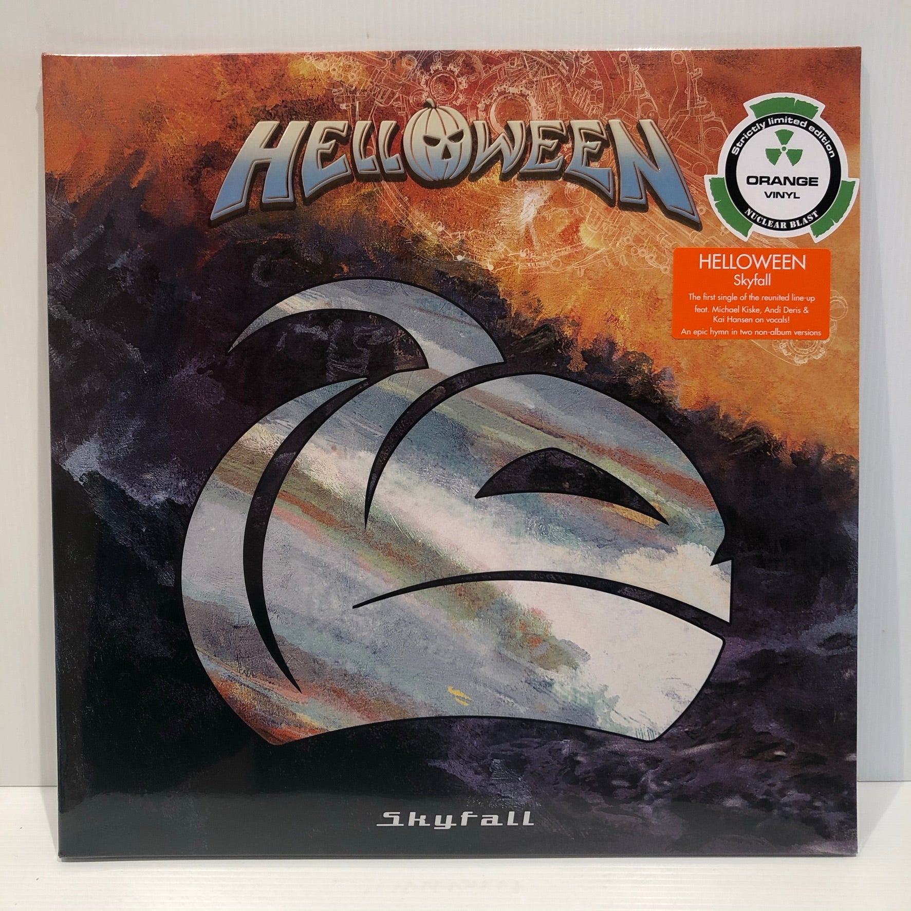 Helloween - Skyfall/Indestructible - new 12" limited ORANGE vinyl rockrecordscollectors