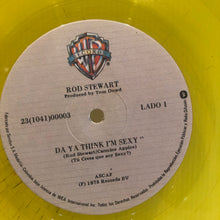 Load image into Gallery viewer, Rod Stewart - Da ya think I&#39;m sexy - rare yellow vinyl LP Colombia
