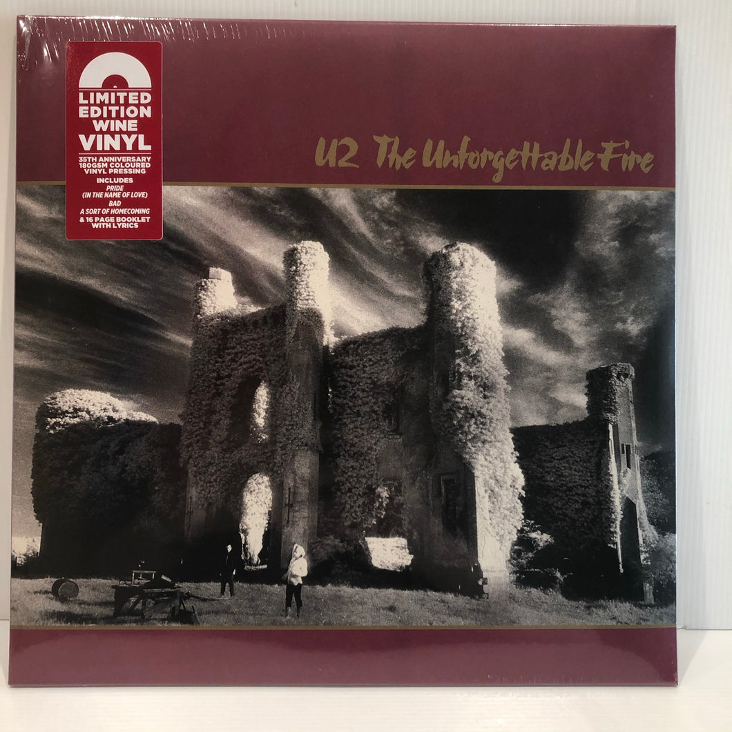 U2 - The Unforgettable Fire - Limited Red Wine vinyl LP