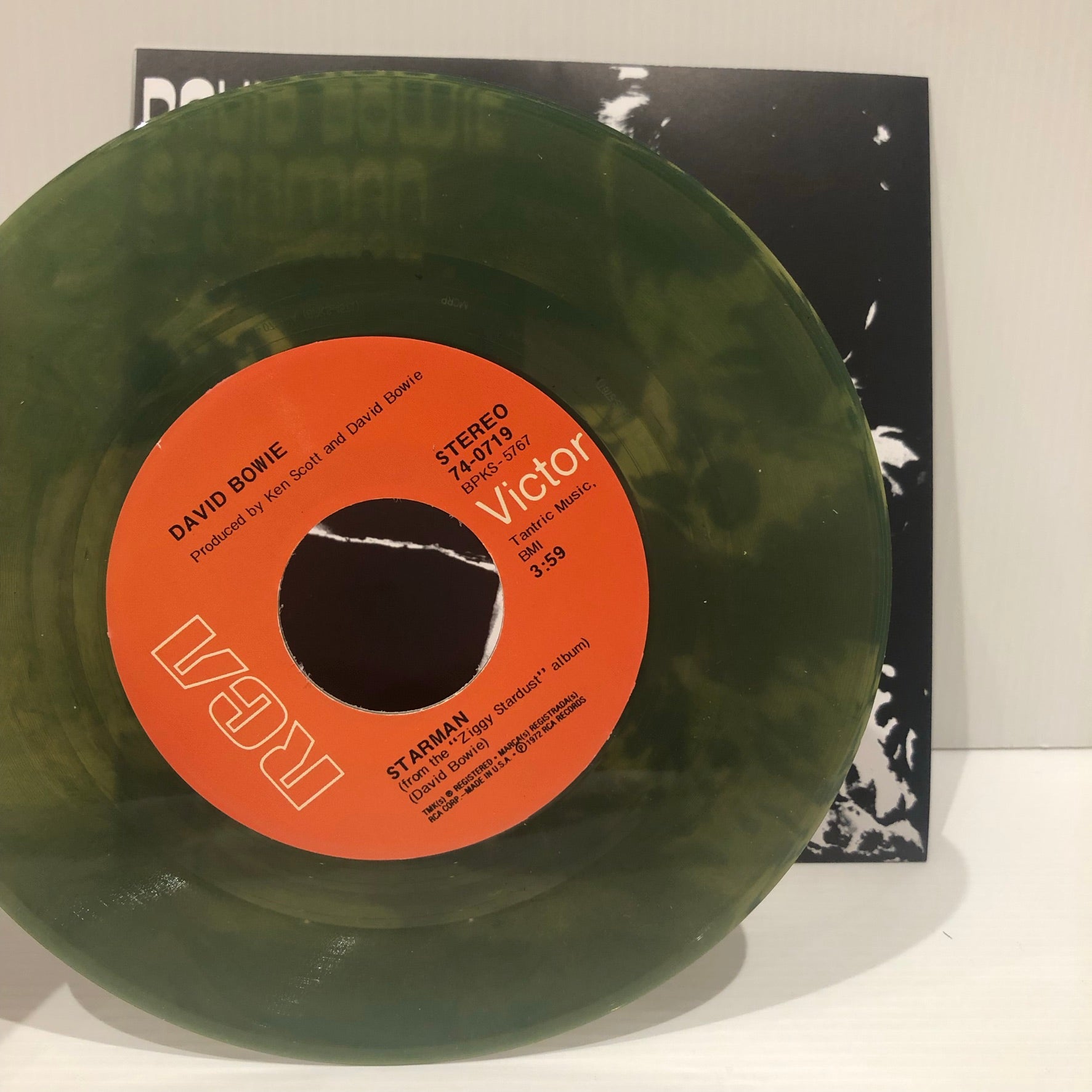 David Bowie - Starman - rare green 7